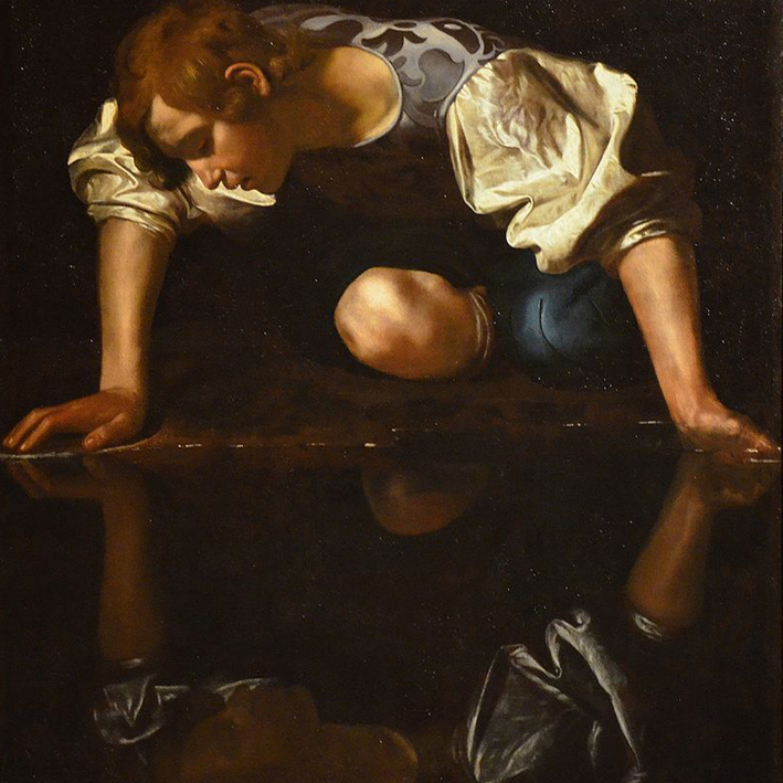 800px-Narcissus_by_Caravaggio,_1597–1599,_Galleria_Nazionale_d'Arte_Antica_(21836123485)